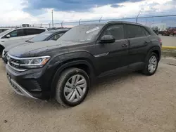 Salvage cars for sale at Houston, TX auction: 2022 Volkswagen Atlas Cross Sport SE