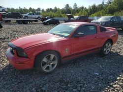 Vehiculos salvage en venta de Copart Windham, ME: 2006 Ford Mustang