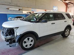 Ford salvage cars for sale: 2018 Ford Explorer Police Interceptor