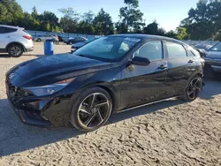 Salvage cars for sale at Hampton, VA auction: 2021 Hyundai Elantra N Line