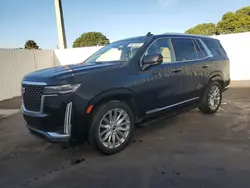 Salvage cars for sale at Miami, FL auction: 2023 Cadillac Escalade Premium Luxury