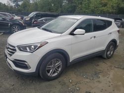 Salvage cars for sale at Waldorf, MD auction: 2017 Hyundai Santa FE Sport