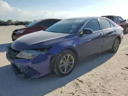 Salvage cars for sale at San Antonio, TX auction: 2016 Toyota Camry LE