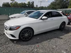 Mercedes-Benz salvage cars for sale: 2021 Mercedes-Benz C300