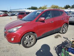 Salvage cars for sale from Copart Sacramento, CA: 2015 Hyundai Tucson Limited