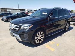 Salvage cars for sale at Grand Prairie, TX auction: 2017 Mercedes-Benz GLS 450 4matic