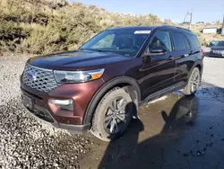 Salvage cars for sale at Reno, NV auction: 2020 Ford Explorer Platinum