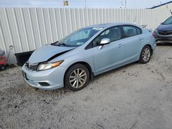 Salvage cars for sale at Albany, NY auction: 2012 Honda Civic EX