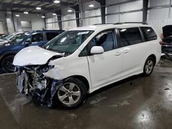 Salvage cars for sale at Ham Lake, MN auction: 2019 Toyota Sienna LE