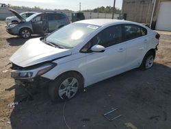 Salvage cars for sale at Fredericksburg, VA auction: 2017 KIA Forte LX