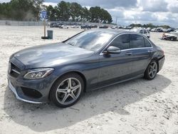 Mercedes-Benz salvage cars for sale: 2015 Mercedes-Benz C 400 4matic