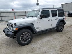 Jeep salvage cars for sale: 2018 Jeep Wrangler Unlimited Sport