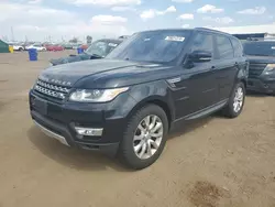 Land Rover salvage cars for sale: 2016 Land Rover Range Rover Sport HSE