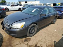 Salvage cars for sale at Woodhaven, MI auction: 2007 Honda Accord LX