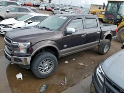 Ford f150 Supercrew salvage cars for sale: 2018 Ford F150 Supercrew