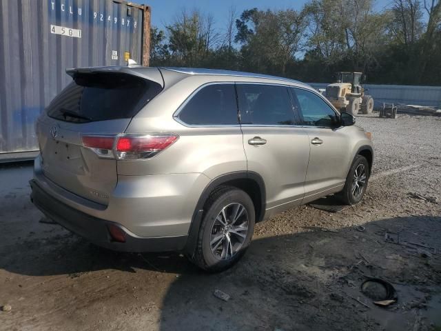 2016 Toyota Highlander XLE