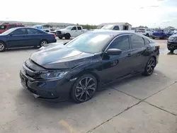 Salvage cars for sale at Grand Prairie, TX auction: 2021 Honda Civic Sport