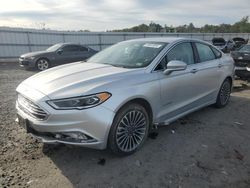 Salvage cars for sale at Fredericksburg, VA auction: 2017 Ford Fusion Titanium HEV