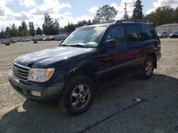 Salvage cars for sale at Graham, WA auction: 2007 Toyota Land Cruiser