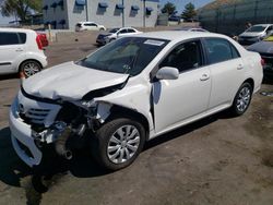 Salvage cars for sale at Albuquerque, NM auction: 2013 Toyota Corolla Base