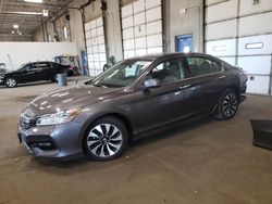 Salvage cars for sale at Blaine, MN auction: 2017 Honda Accord Touring Hybrid