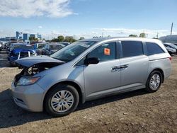 Honda salvage cars for sale: 2016 Honda Odyssey LX