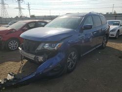 Salvage cars for sale at Elgin, IL auction: 2017 Nissan Pathfinder S