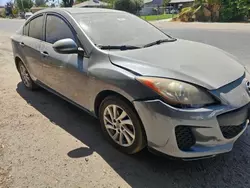 Salvage cars for sale at Bakersfield, CA auction: 2012 Mazda 3 I