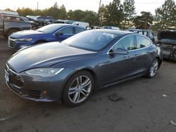 Salvage cars for sale at Denver, CO auction: 2016 Tesla Model S