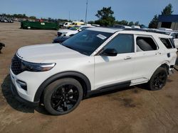 Salvage cars for sale at Woodhaven, MI auction: 2023 Ford Explorer ST-Line