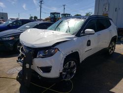 Jeep salvage cars for sale: 2021 Jeep Compass Limited