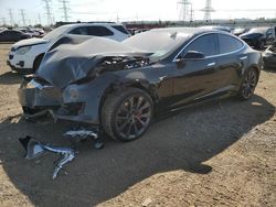 Salvage cars for sale at Elgin, IL auction: 2019 Tesla Model S