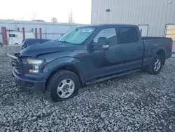 Ford salvage cars for sale: 2016 Ford F150 Supercrew