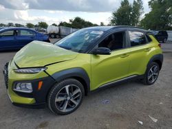 Carros salvage sin ofertas aún a la venta en subasta: 2018 Hyundai Kona Limited