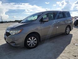 Salvage cars for sale at Arcadia, FL auction: 2012 Nissan Quest S