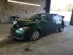 Salvage cars for sale at Angola, NY auction: 2015 Toyota Corolla L