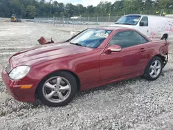 Mercedes-Benz salvage cars for sale: 2002 Mercedes-Benz SLK 320