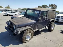 Salvage cars for sale at Sacramento, CA auction: 2006 Jeep Wrangler / TJ Unlimited