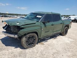 Salvage cars for sale at Houston, TX auction: 2022 Toyota Tundra Crewmax SR