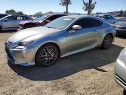 Salvage cars for sale at San Martin, CA auction: 2016 Lexus RC 350