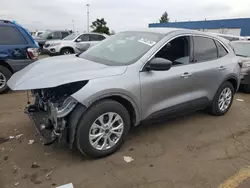 Salvage cars for sale at Woodhaven, MI auction: 2023 Ford Escape Active