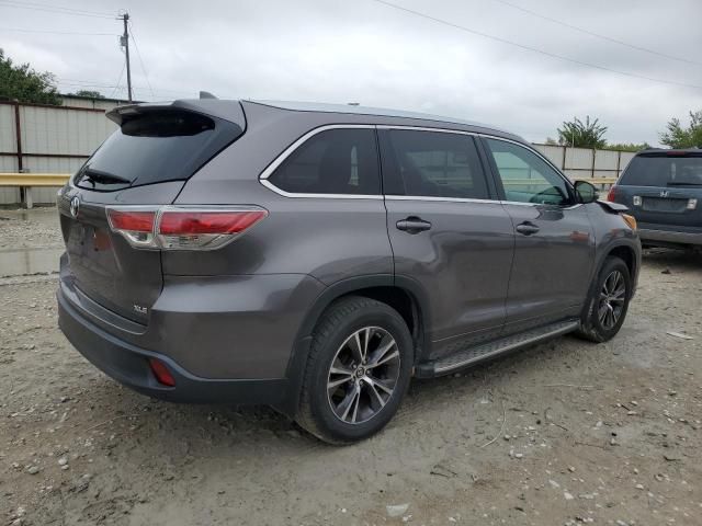 2016 Toyota Highlander XLE