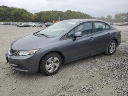 Honda salvage cars for sale: 2013 Honda Civic LX