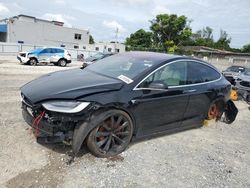 Salvage cars for sale at Opa Locka, FL auction: 2021 Tesla Model X