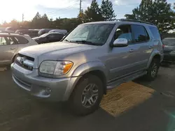 Salvage cars for sale at Denver, CO auction: 2007 Toyota Sequoia Limited