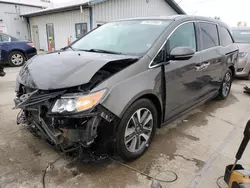 Salvage cars for sale at Pekin, IL auction: 2015 Honda Odyssey Touring