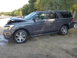 Salvage cars for sale at North Billerica, MA auction: 2024 Ford Expedition Max Limited