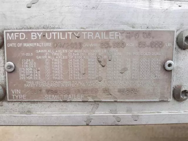 2012 Utility Refer Trailer