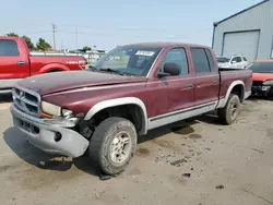 Dodge salvage cars for sale: 2000 Dodge Dakota Quattro