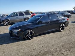 Salvage cars for sale at Martinez, CA auction: 2018 Honda Accord Sport